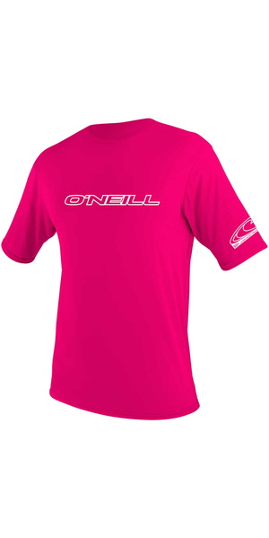2026 O'Neill Youth Basic Skins Short Sleeve Rash Tee 3422 - Watermelon